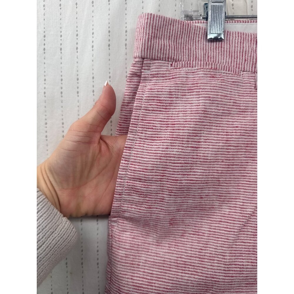 Old Navy Mens Shorts Sz 36 Red/White Striped NWT Ultimate Slim Built-In Flex 10" - Picture 3 of 13